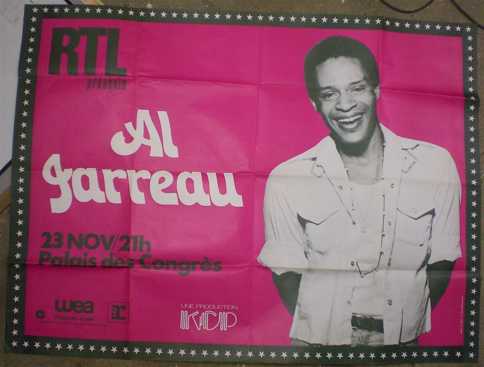 Al Jarreau – Original Concert Poster – Palace Of Congress - Paris - Poster