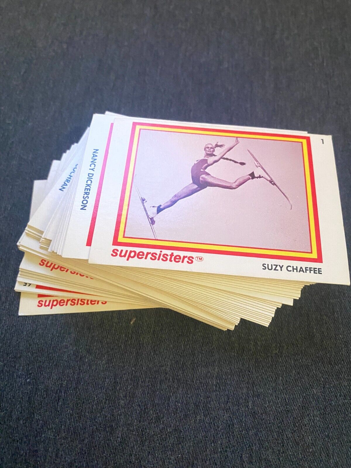 Vintage 1979 SUPERSISTERS Complete Trading Card Set of 72 cards