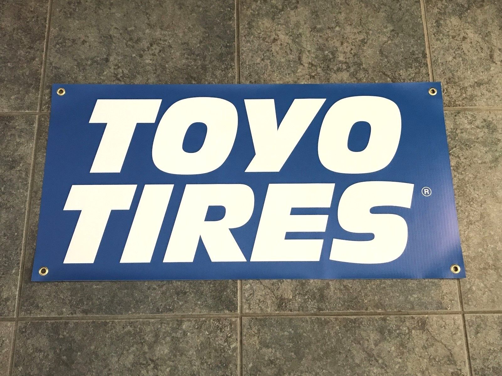 Toyo Tires banner sign shop garage racing car truck drift off-road baja drifting