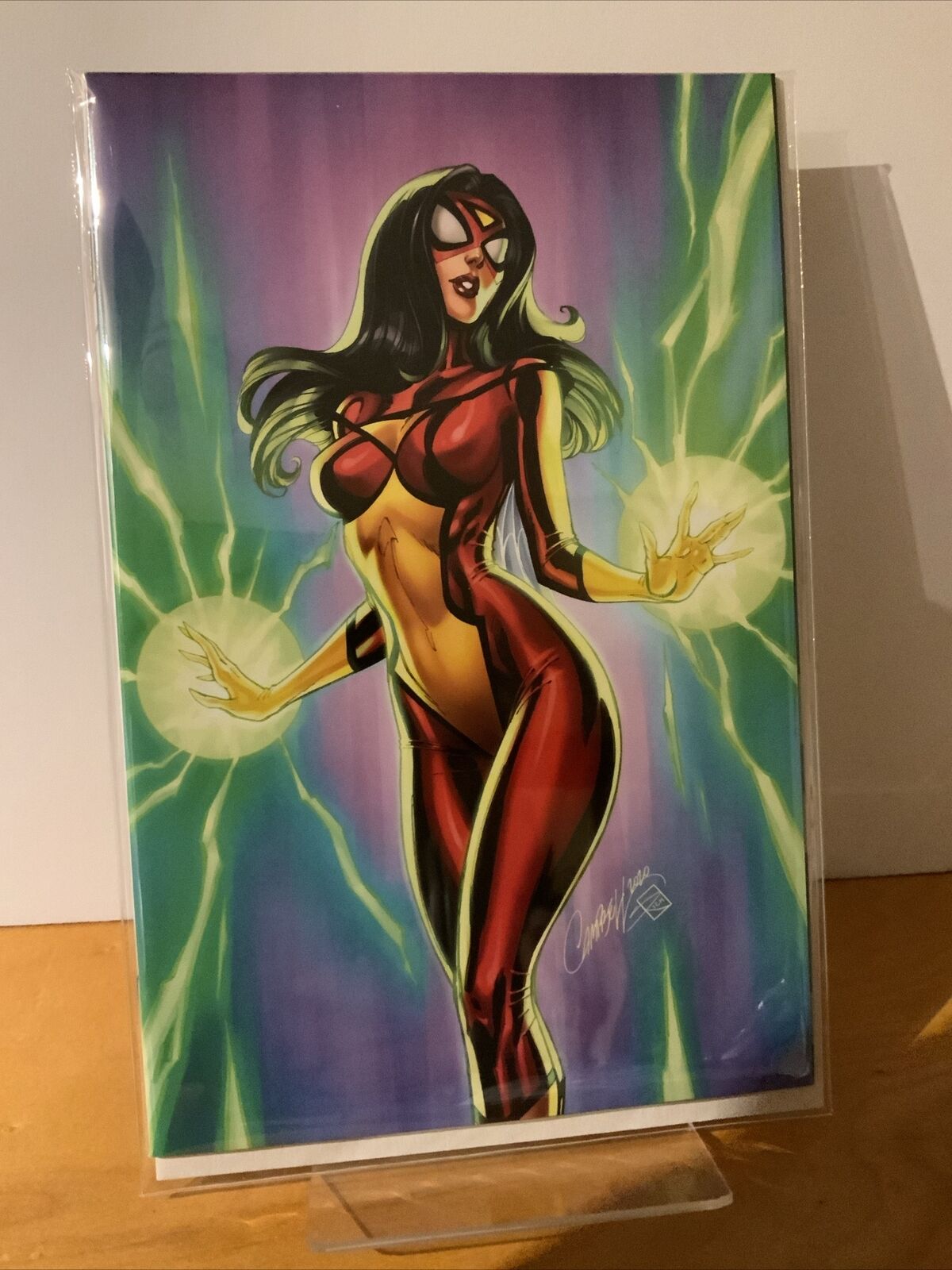 Spider-Woman #1 J Scott Campbell Exclusive Virgin Cover Sealed NM