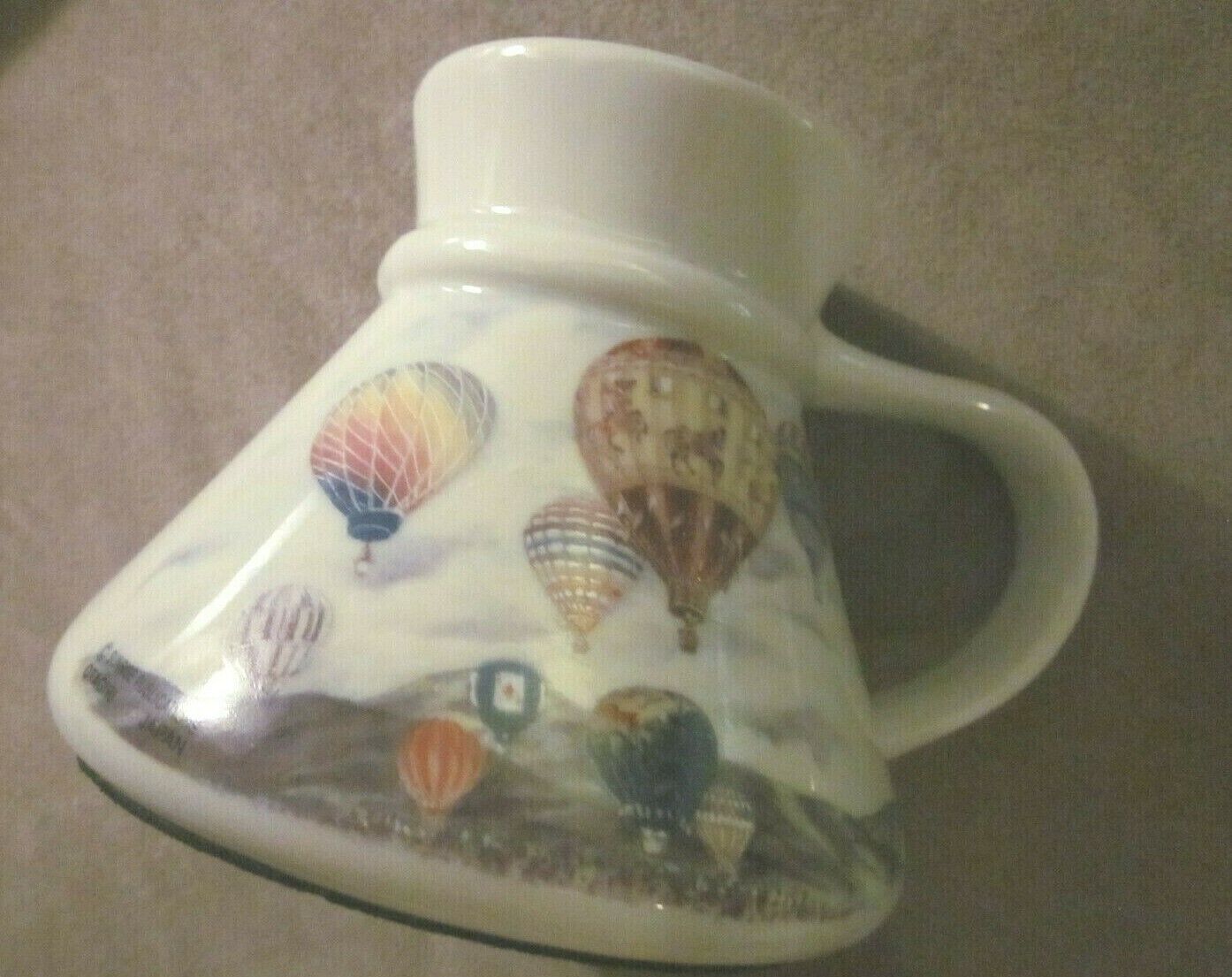 ONE Otagiri Japan spill resistant coffee mug with HOT AIR BALLOON FESTIVAL
