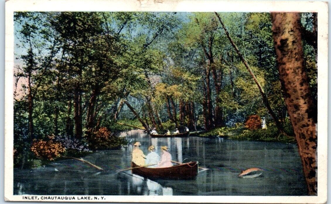Postcard - Inlet, Chautauqua Lake - New York