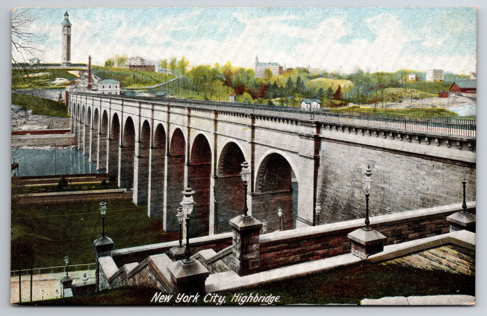 Vintage Postcard New York City Highbridge