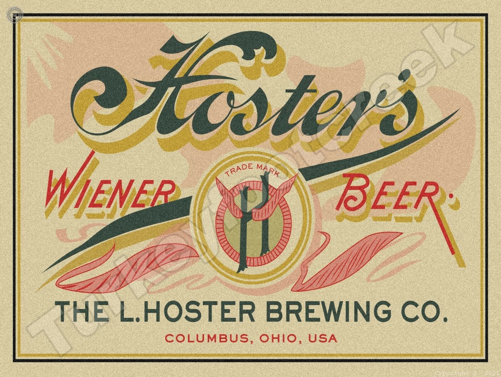 Hoster\'s Wiener Beer Label 9\