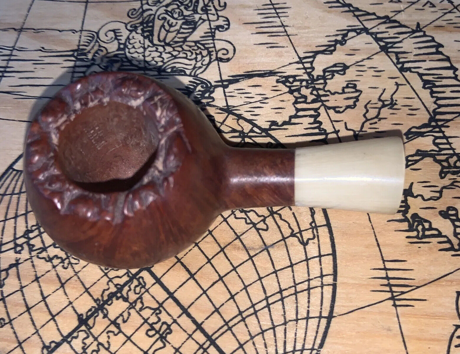 Vintage Mastersen Burl Briar Pipe Made In France Never Smoked See Photos