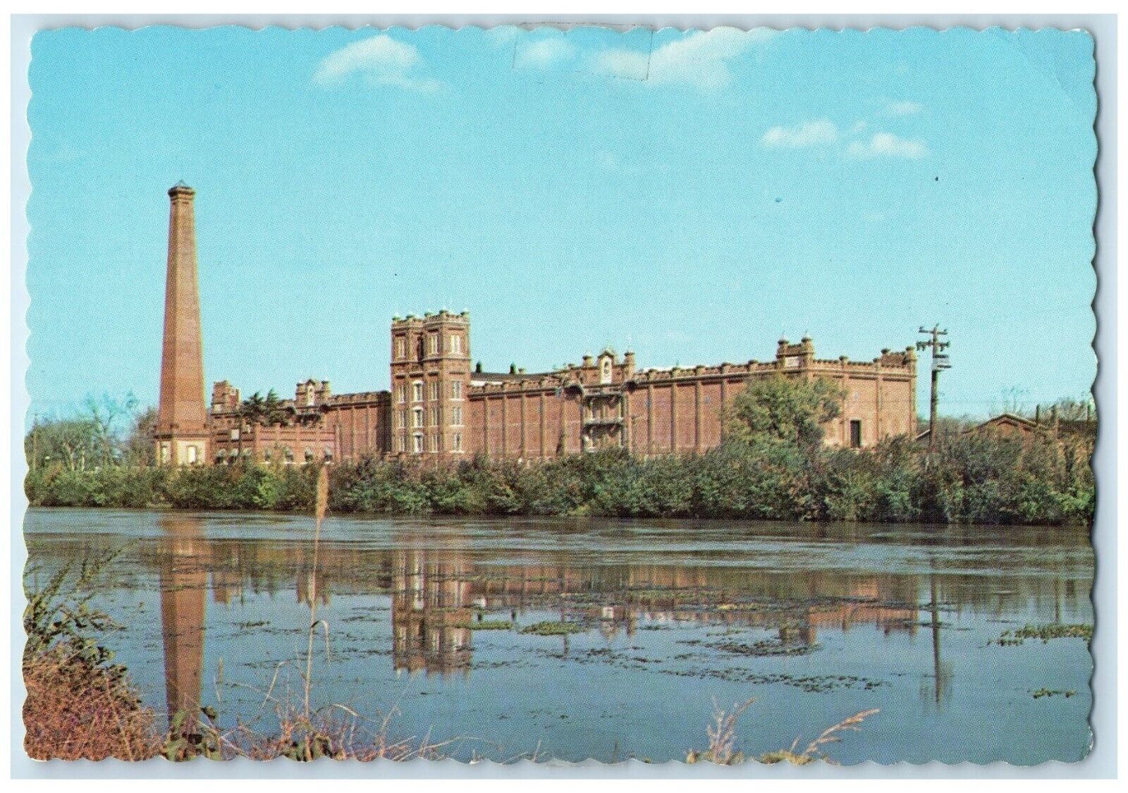 1971 Old Confederate Powder Works Sibley Mill Augusta Georgia GA Posted Postcard