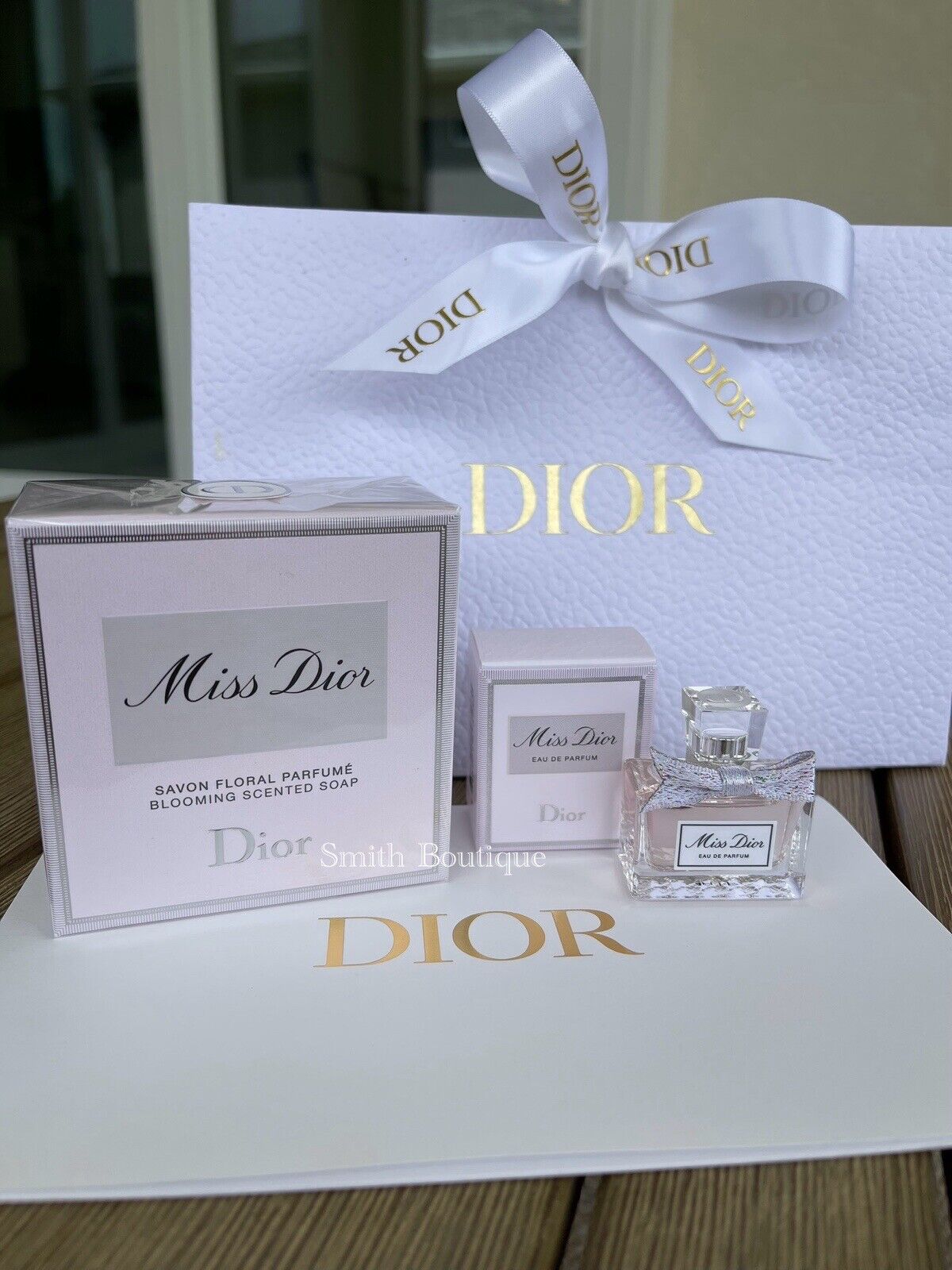 Miss Dior Set: Miss Dior Eau De Parfum 5ml/0.17fl.oz + Miss Dior Blooming Soap