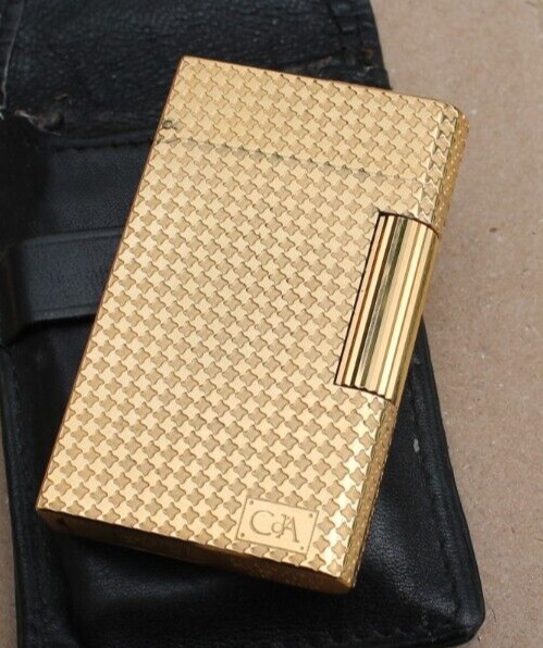caran d buy gold plated lighter henfoot lighter gold (Dupond cartier)