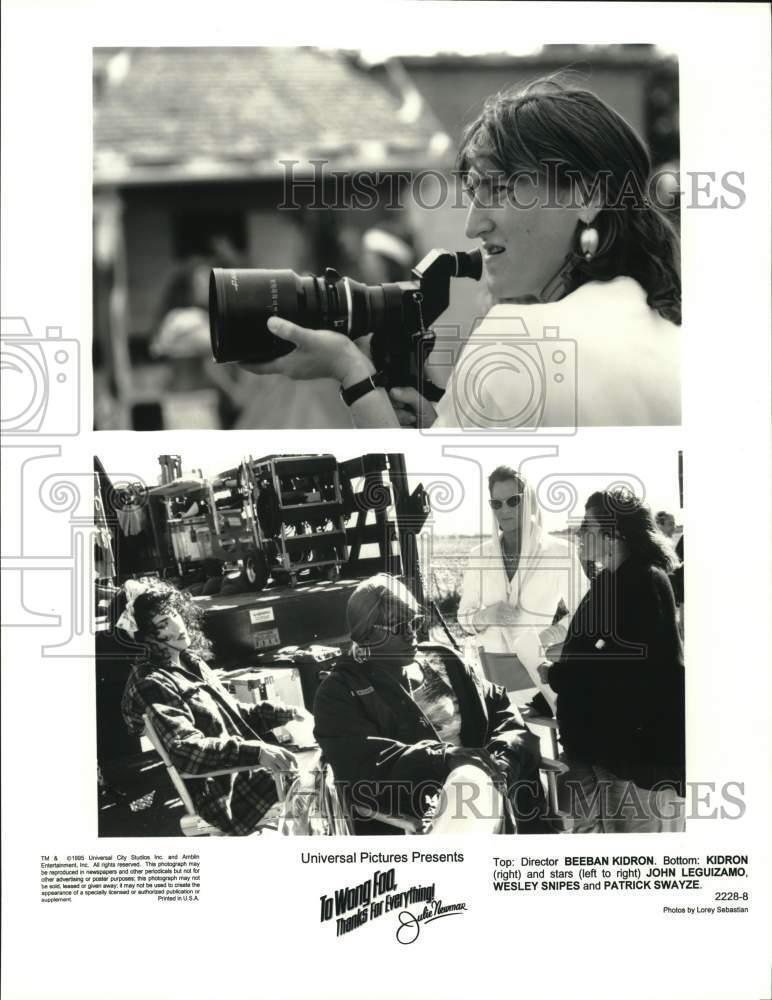 1995 Press Photo Director Beeban Kidron, Actors in \