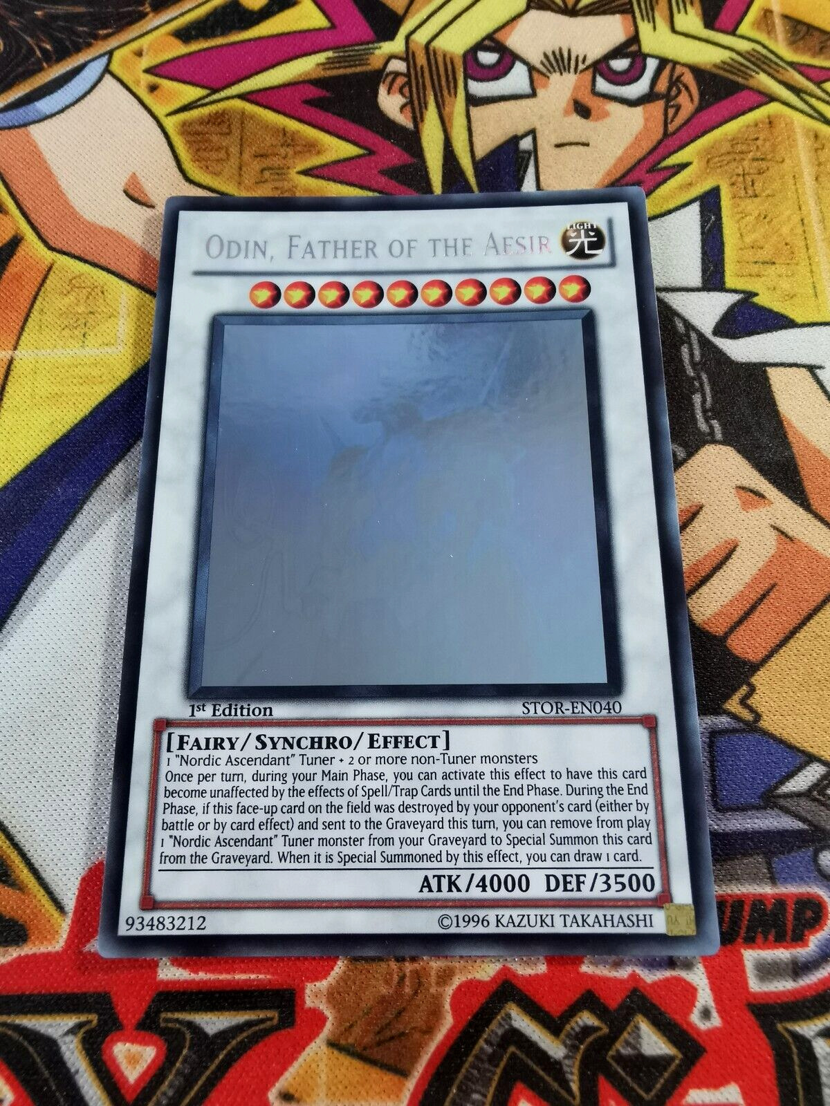 Odin, Father of the Aesir stor-en040 1st Edition (NM) Ghost Rare Yu-Gi-Oh