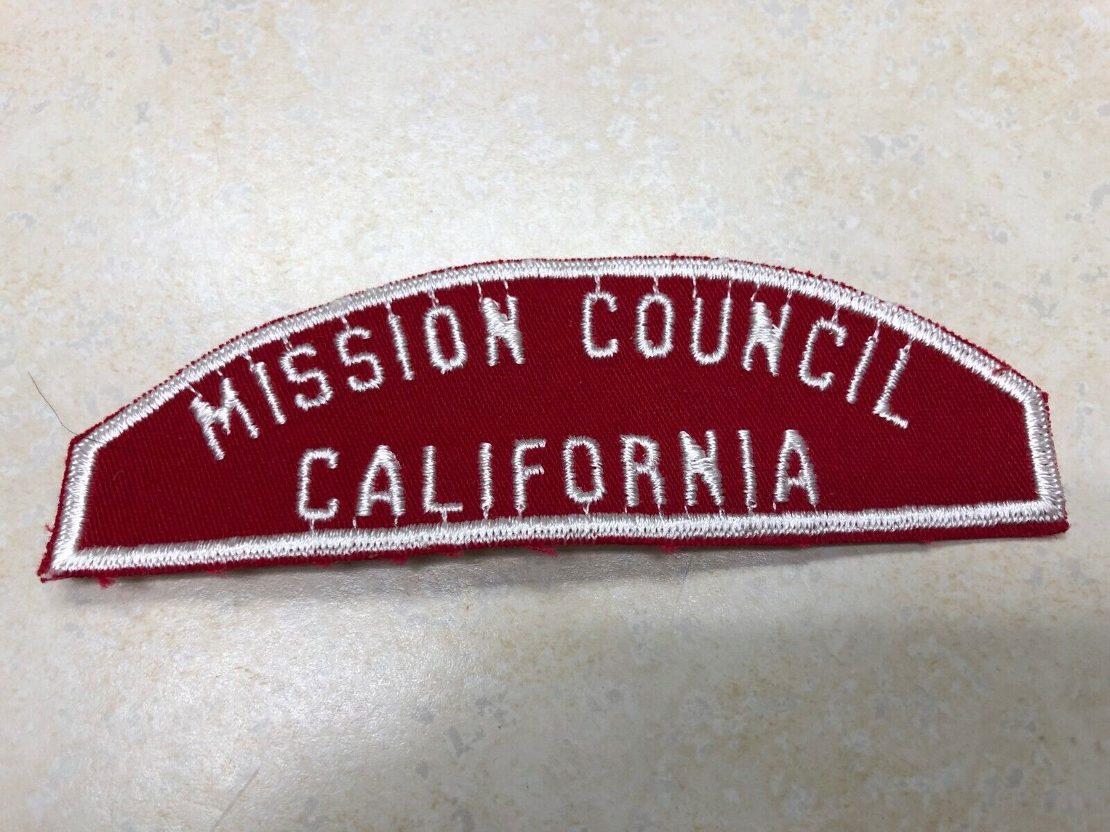 Mission Council Red & White RWS Council Strip