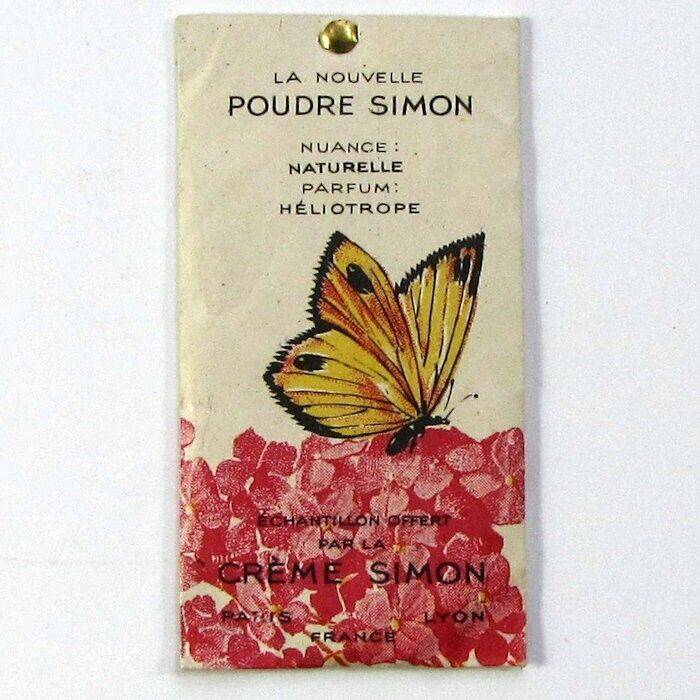 Simon Cream Powder Heliotropic Perfume Sample Bag