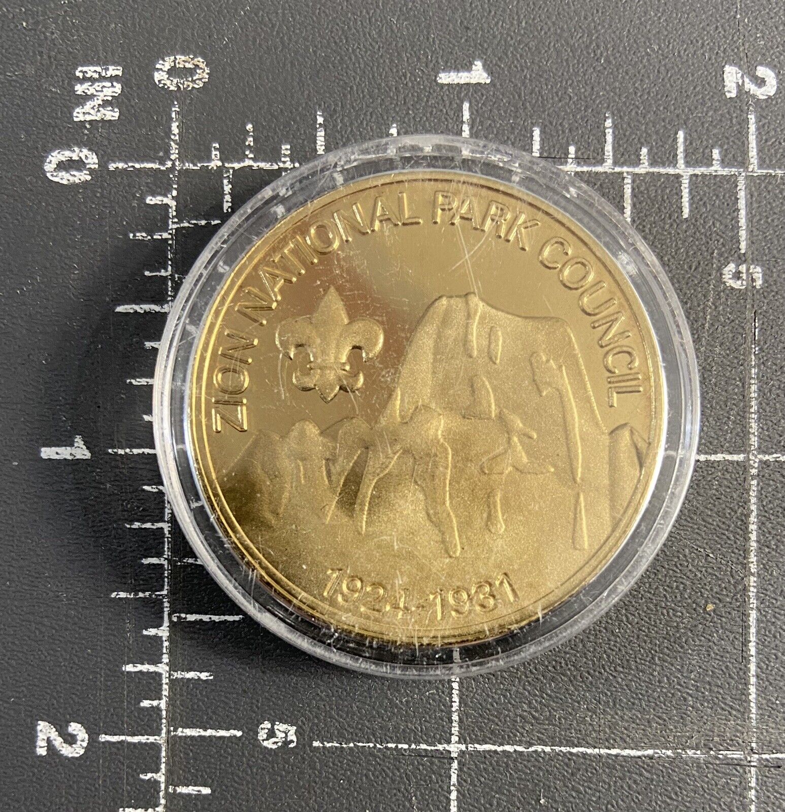 Boy Scouts BSA Utah National Parks Zion Council Coin Token UNPC 1936 UT ZNPC UNP