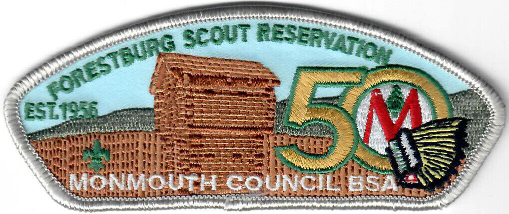 Monmouth Council New Jersey BSA Scouts CSP TA-27 FORESTBURG 50th - 60 made 2006