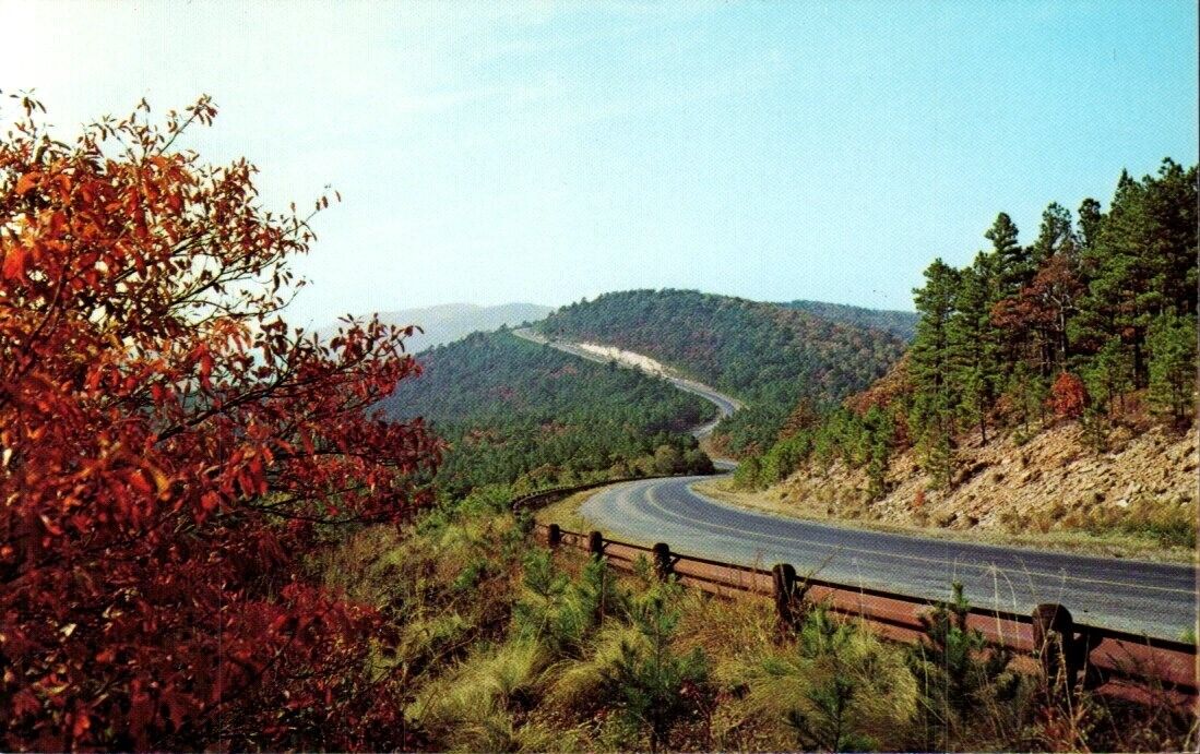 Postcard-Talimena Scenic Drive Ouachita National Forest Arkansas 1364