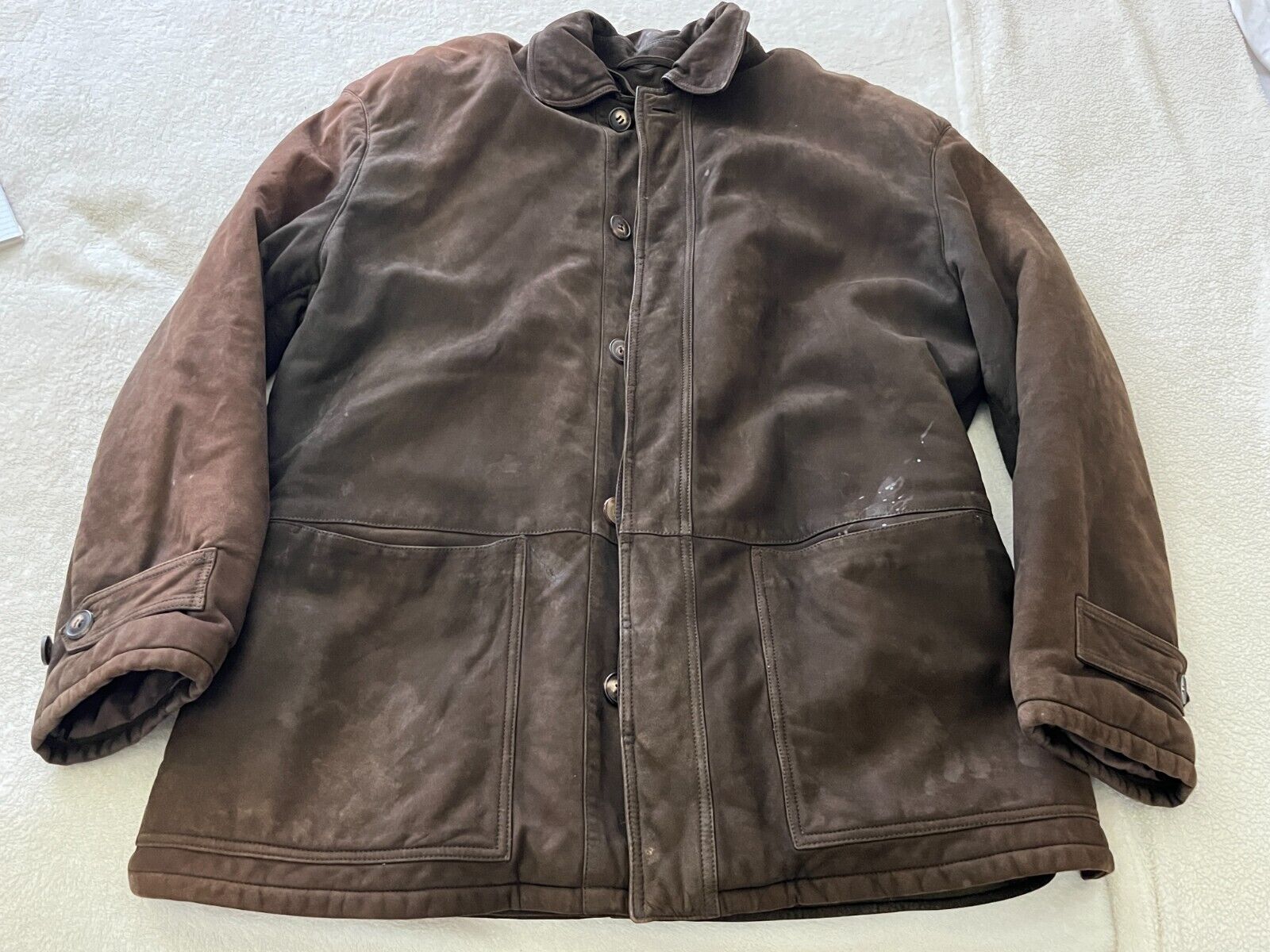 Judd\'s Heavy Warm Brown 100% Wool Dunhill Men\'s Jacket