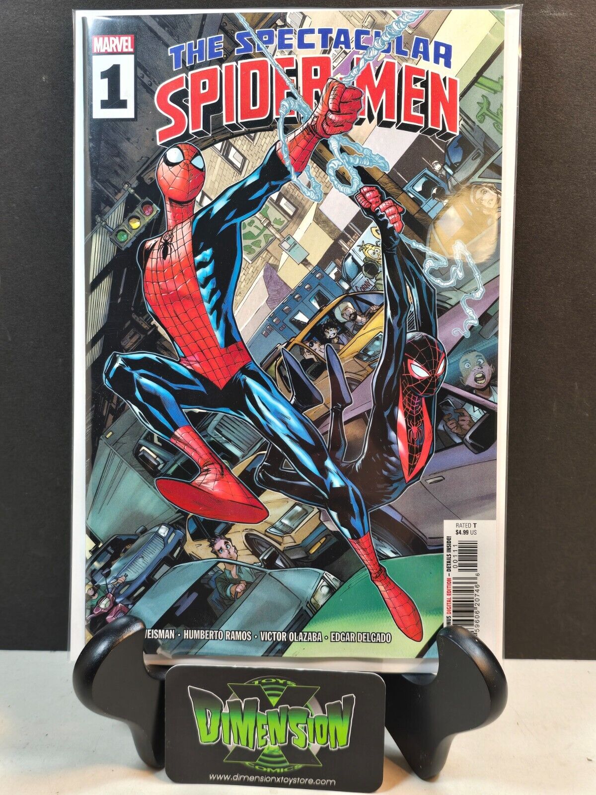 THE SPECTACULAR SPIDER-MEN #1 COVER A 2024 MARVEL COMICS NM MILES & PETER PARKER