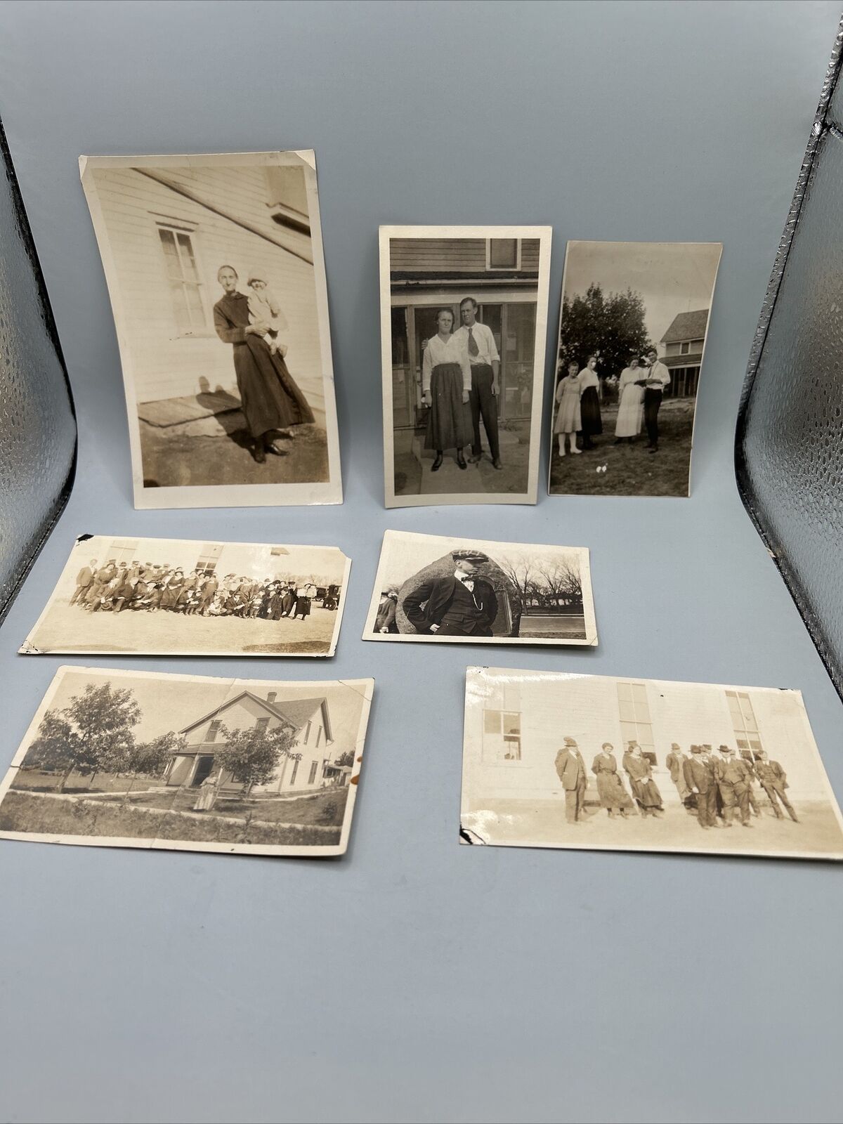Antique Photos From 1920-1930’s Lot Of 7 Random Snapshots