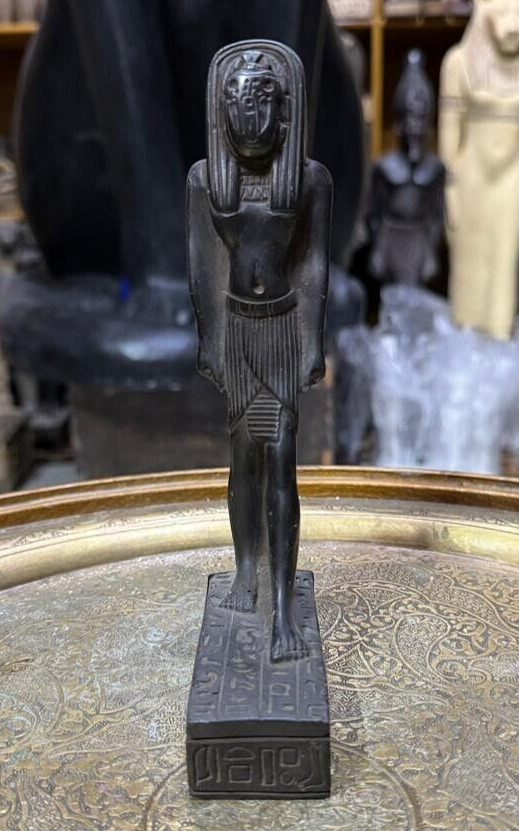 Rare Ancient Egyptian Antiquities Stone Statue God Apep Uraeus Cobra Pharaohs BC