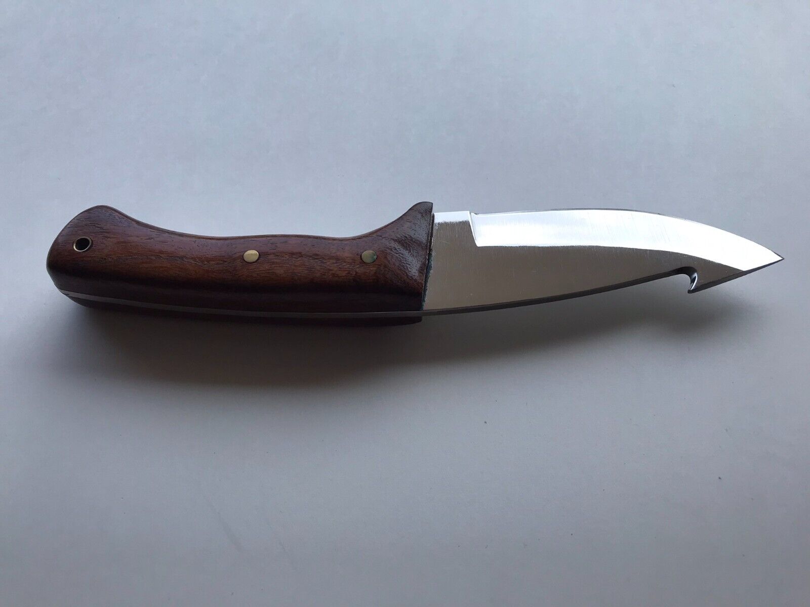 Custom Handmade Full Tang gut hook knife Deer Skinning knife Hunting Knife