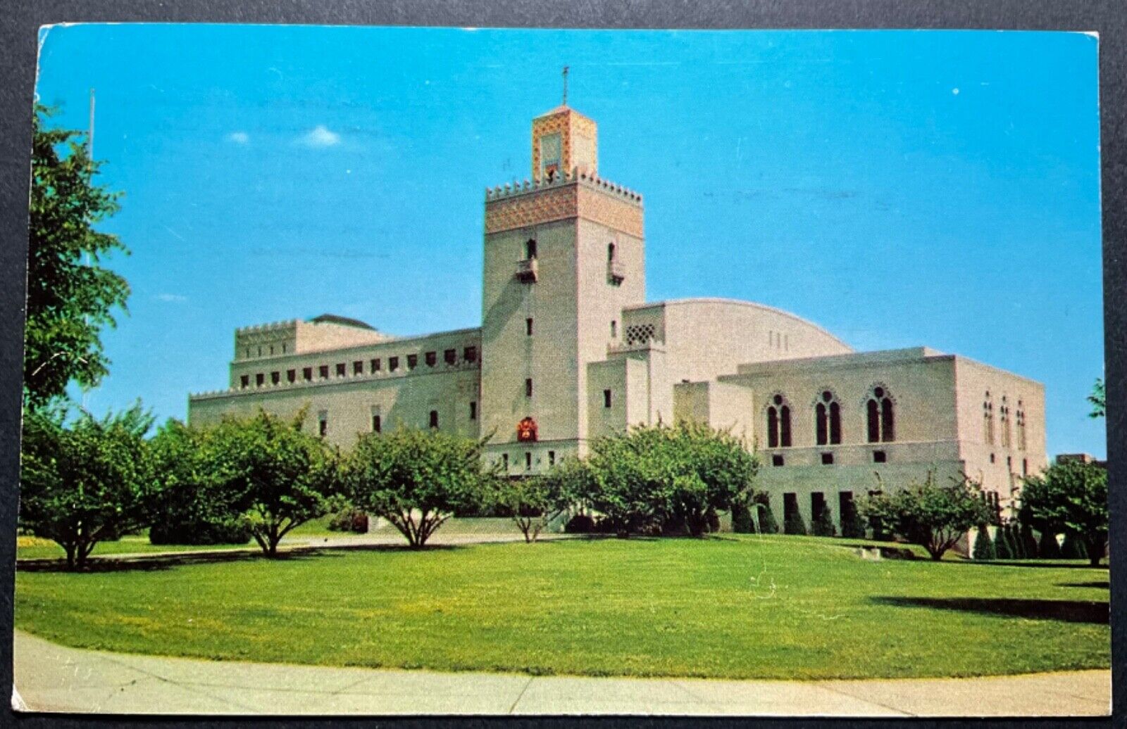 Harrisburg Pennsylvania PA Postcard Zamboni Mosque Posted 1957