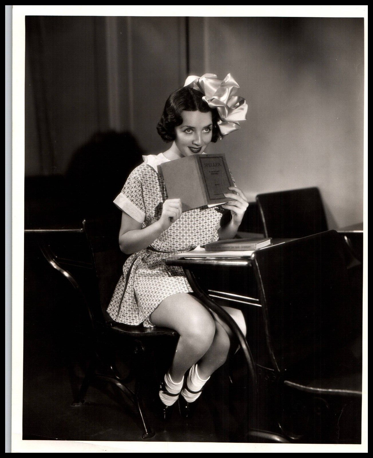 Hollywood Beauty LOIS MORAN STYLISH POSE 1930s STUNNING PORTRAIT ORIG Photo 654