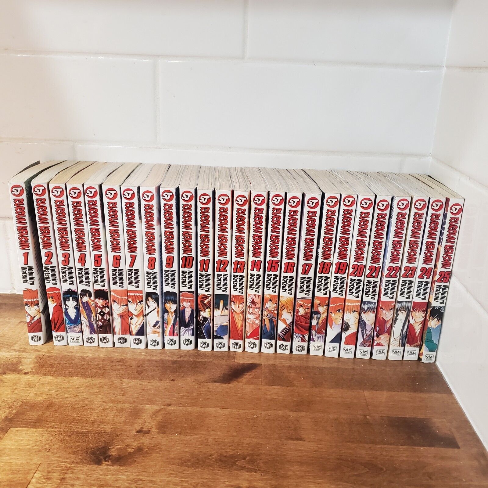 Rurouni Kenshin Volumes 1-25 Set Shonen Jump Manga VIZ - English Complete Lot
