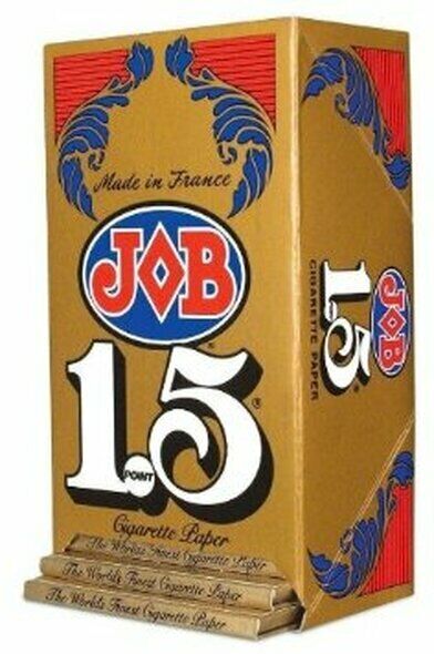 JOB 1.5 Gold Rolling Papers (50 Count Box) 100% Authentic