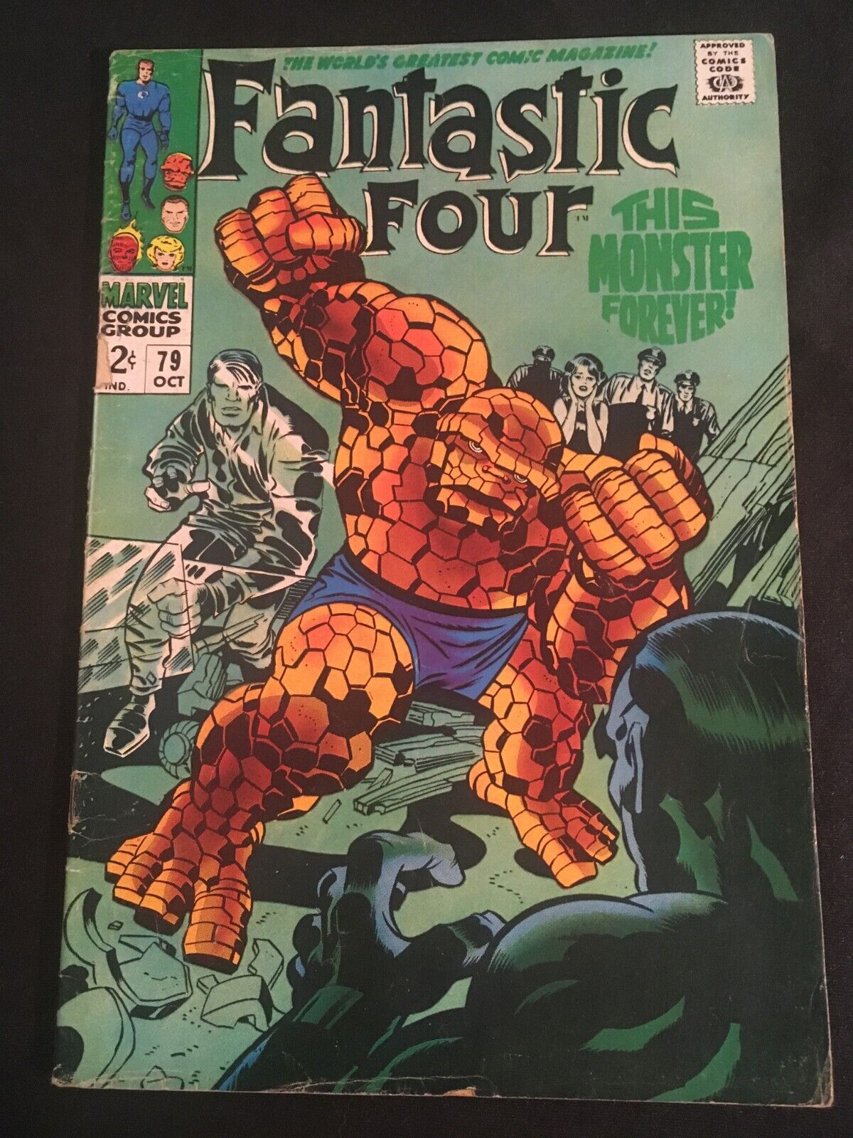 THE FANTASTIC FOUR #79 G+/VG- Condition