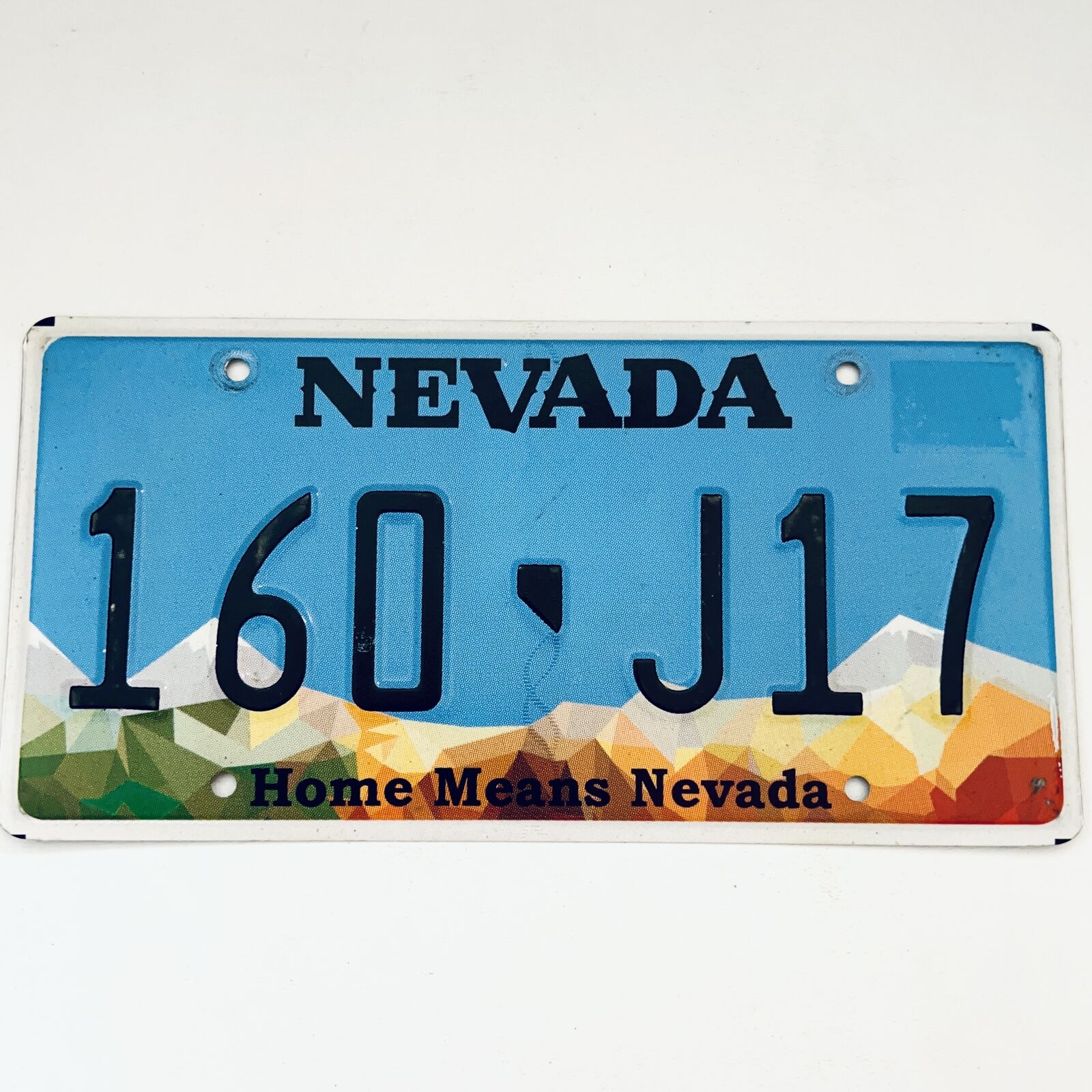  United States Nevada Home Means Nevada Passenger License Plate 160 J17