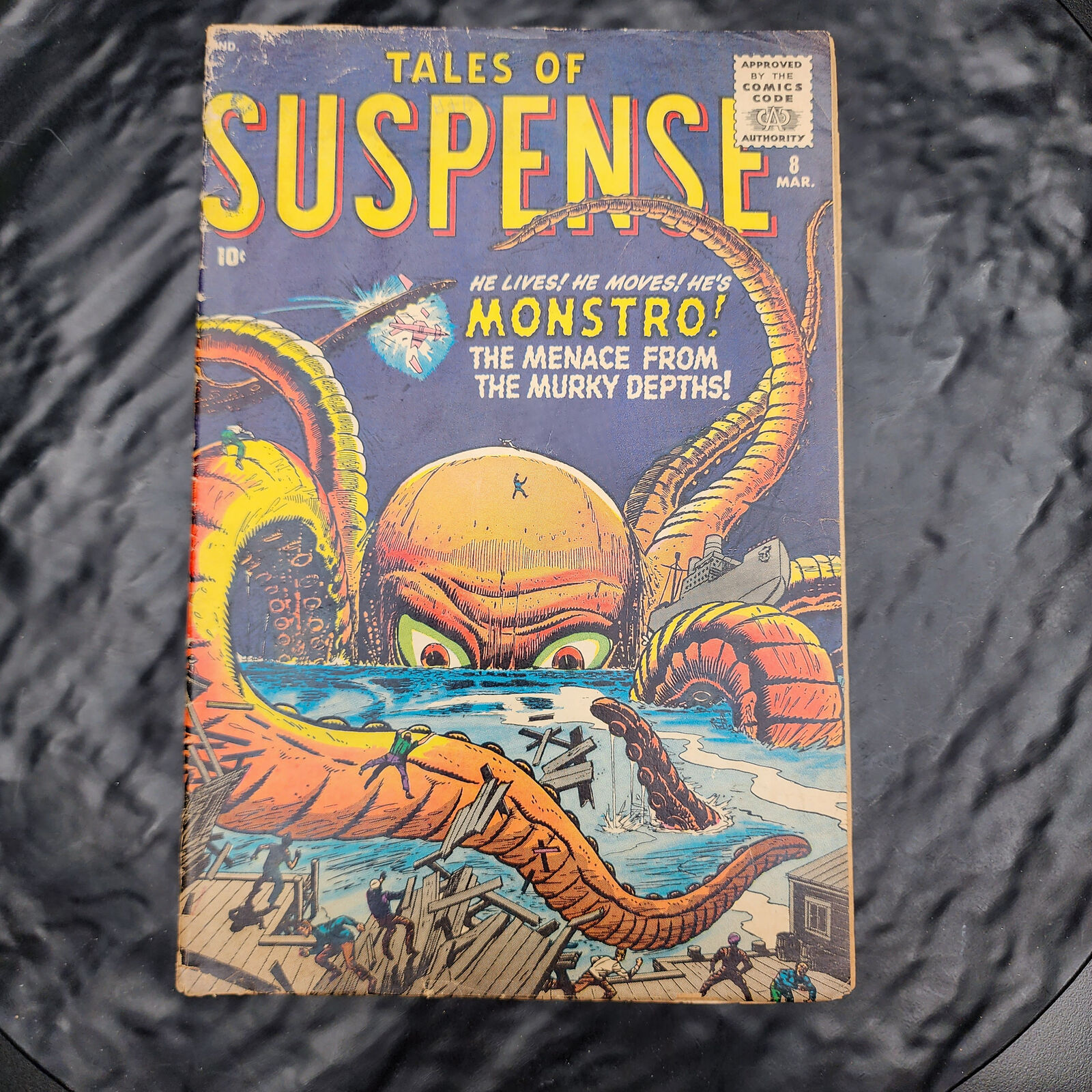 Tales of Suspense #8 Kirby Cover Art Monster Horror Marvel Comic 1960