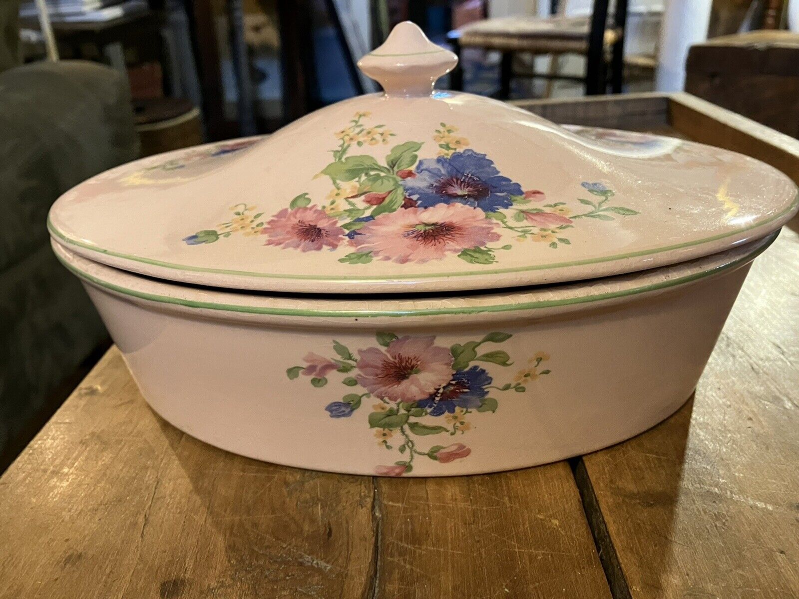 Vintage Pantry Bak In By Ware Crooksville Covered Casserole