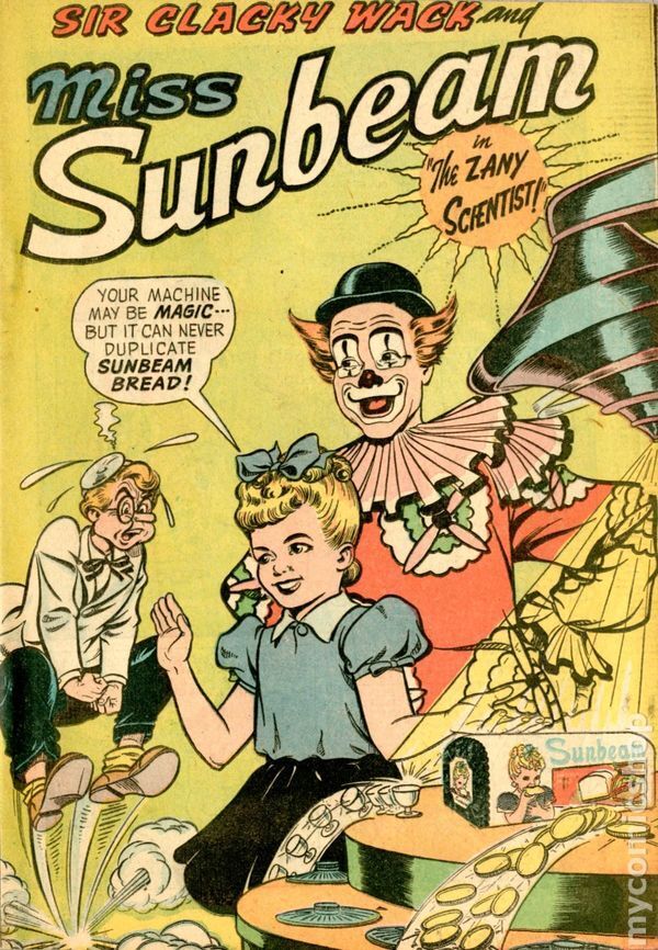 Little Miss Sunbeam Comics Bread Giveaway #0 VG 4.0 1957 Stock Image