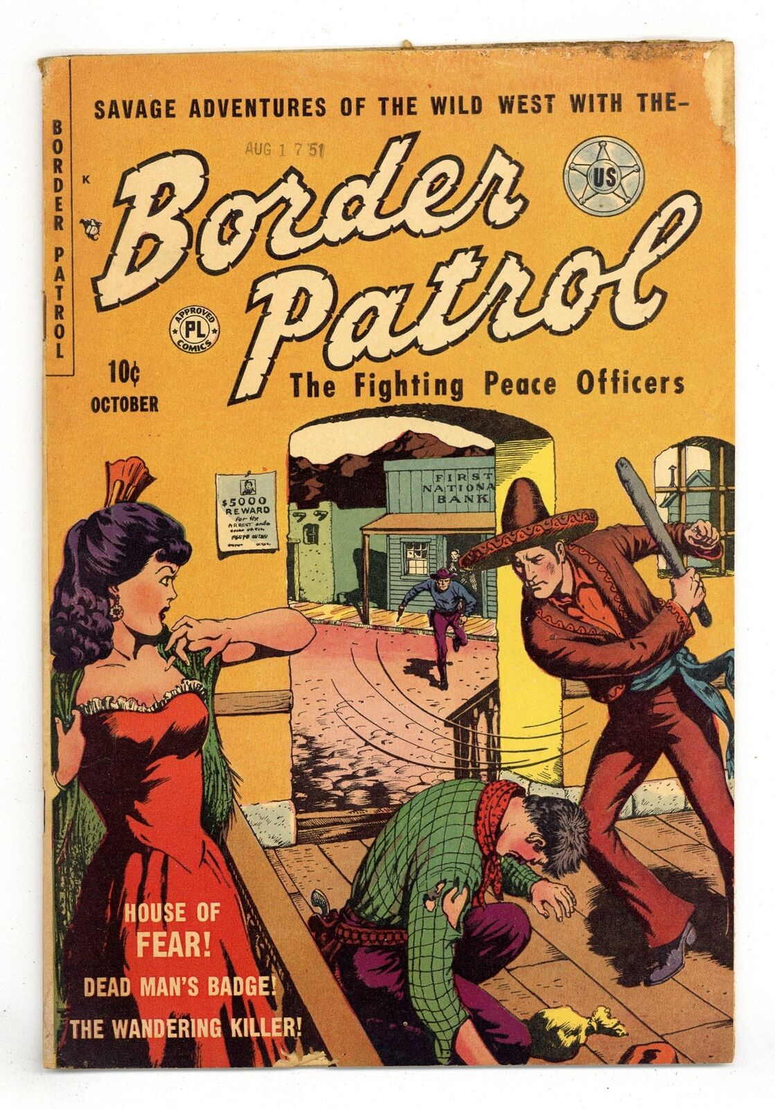 Border Patrol #3 GD+ 2.5 1951