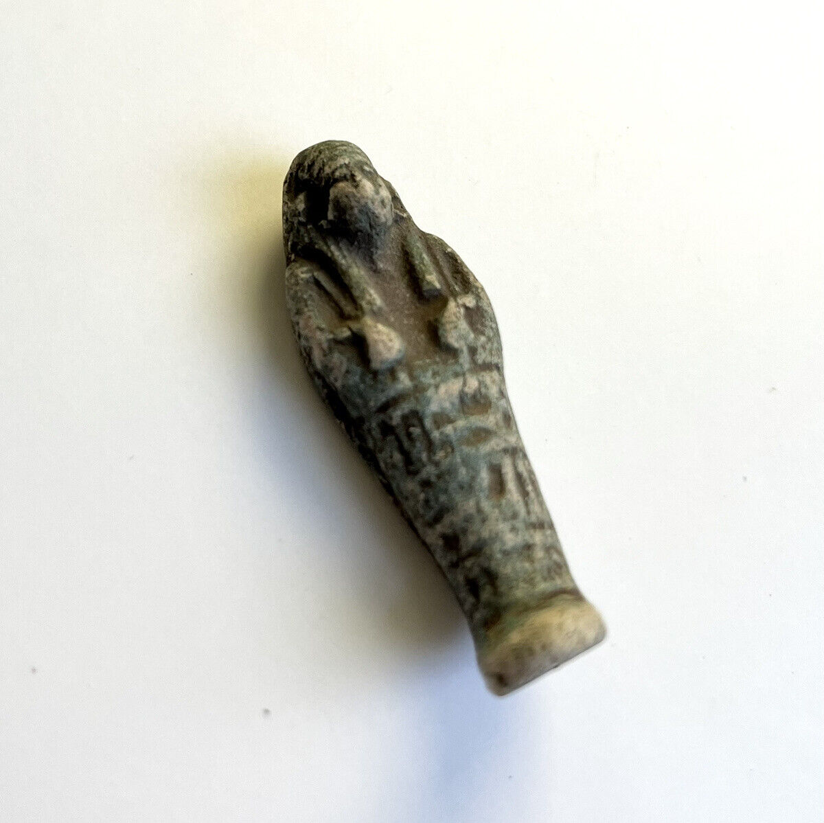 Handmade Faience Ushabti Ancient Egyptian Mummy Funerary Statue Figure Amulet