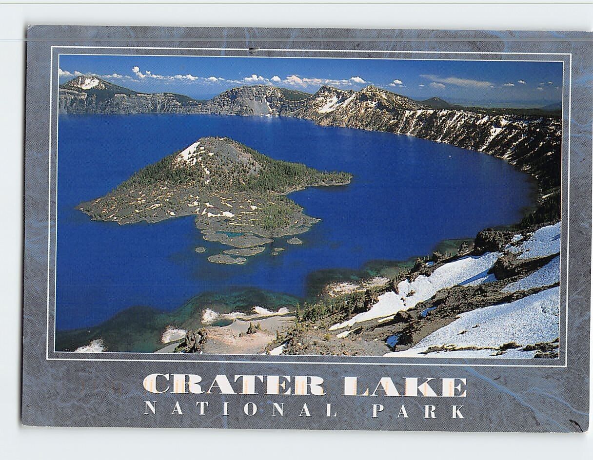 Postcard Crater Lake National Park Oregon USA