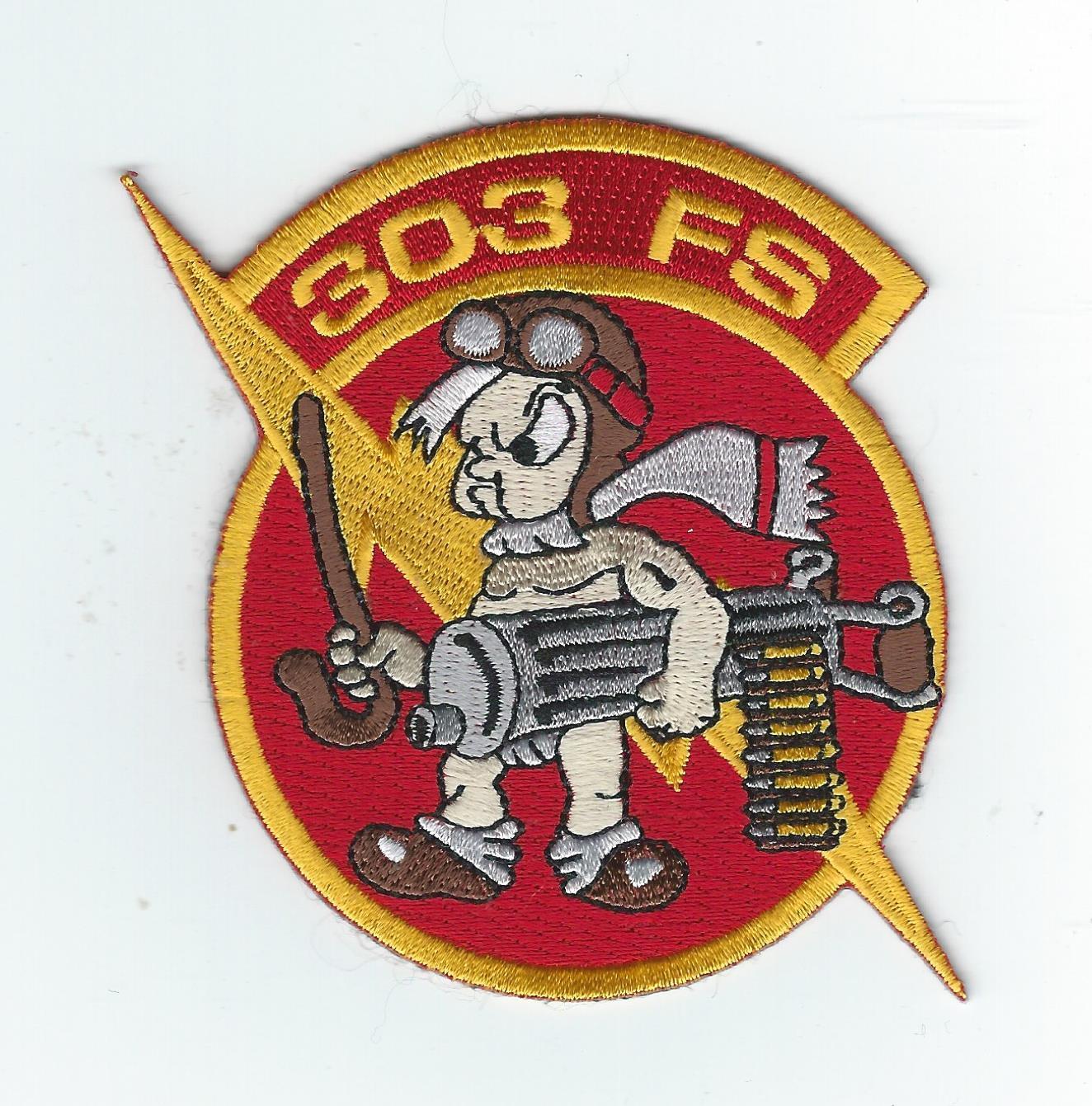 303rd FIGHTER SQUADRON #3 THE LATEST patch