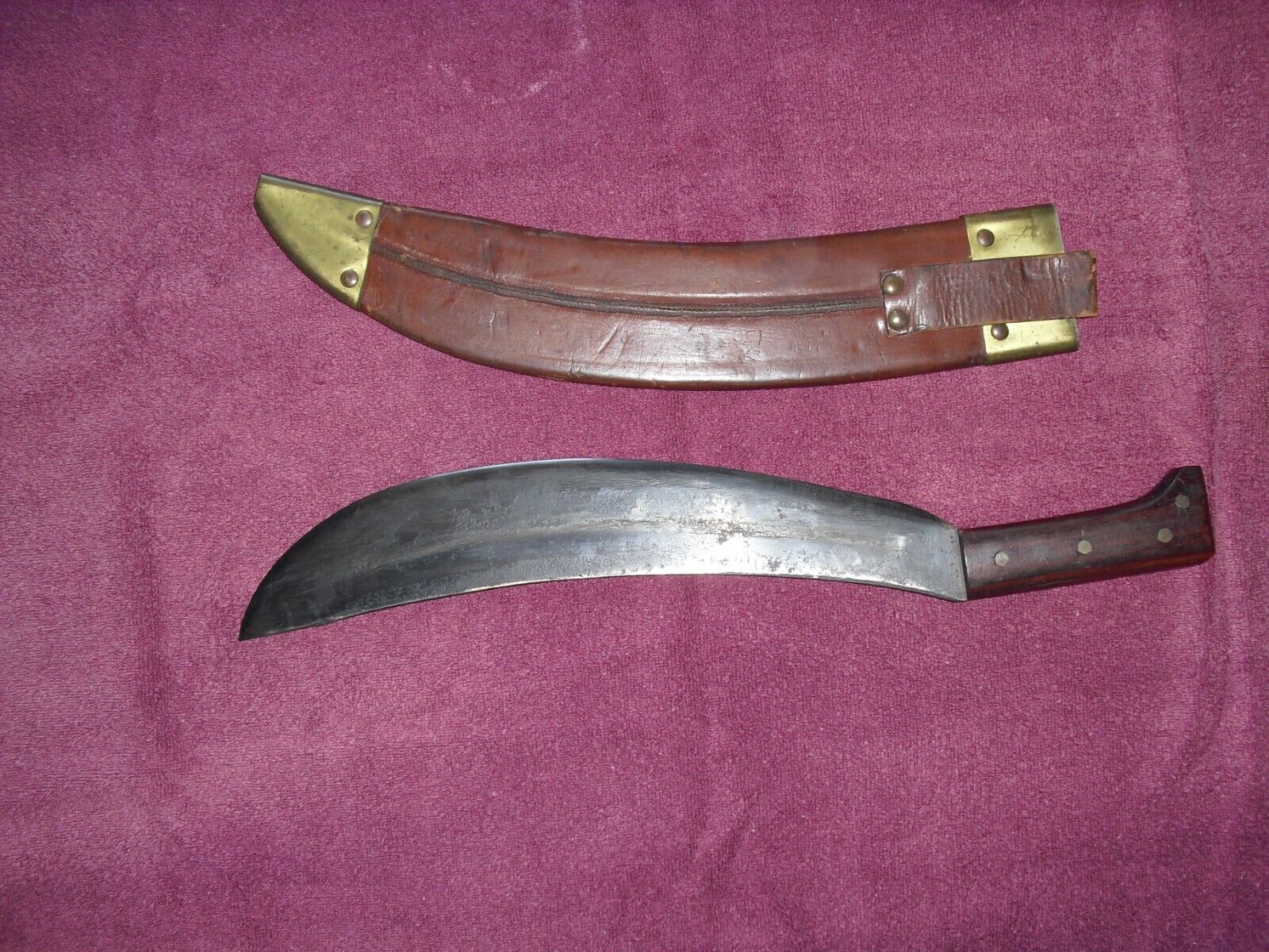 WWI Collins Type 1  1005 Bolo Engineers Machete Company  stamped \