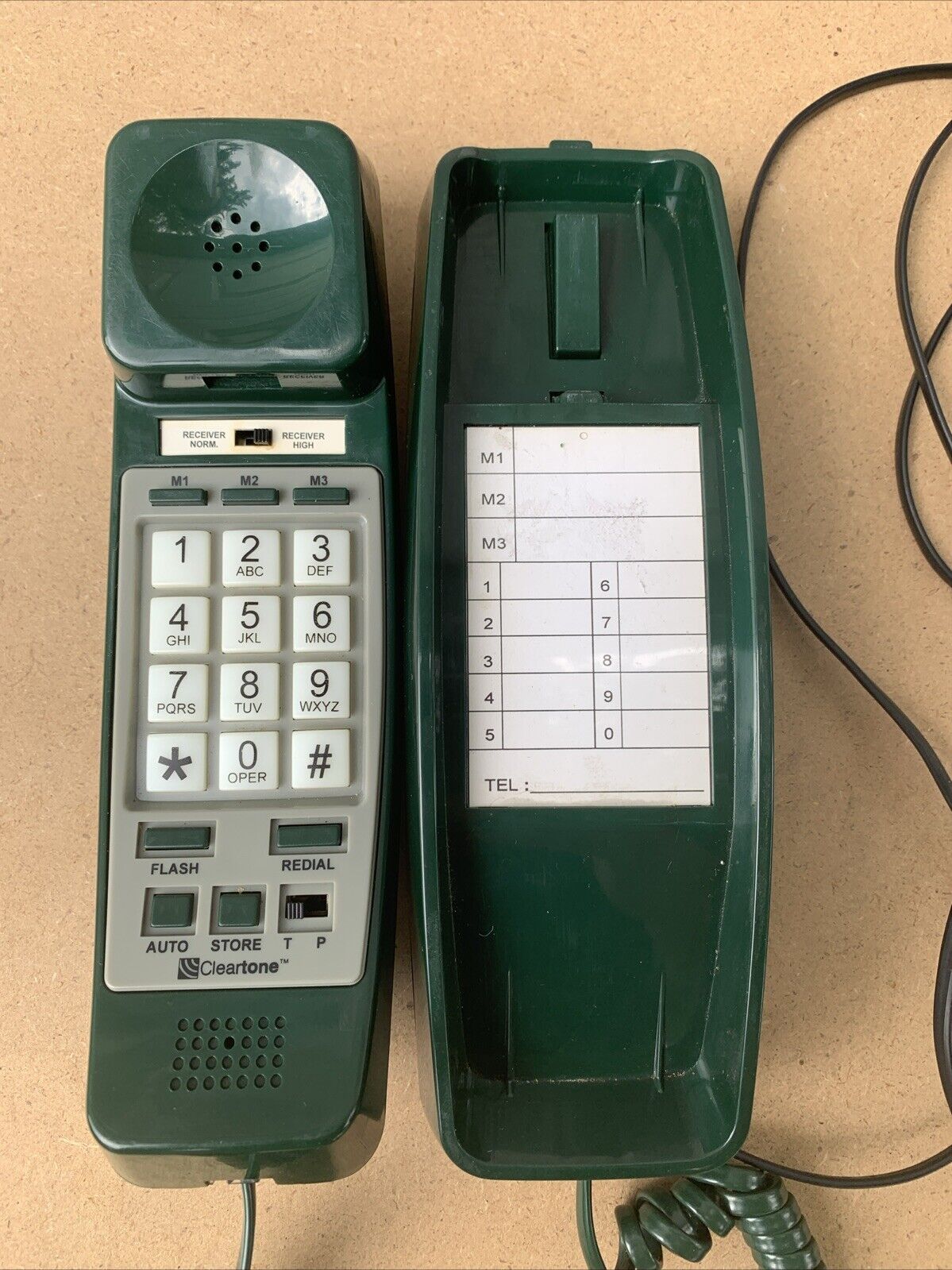 Cleartone CT-1000 Phone- Green - Used - Untested