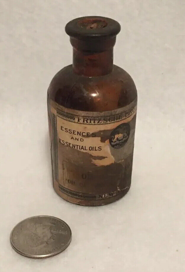 Antique MEDICINE BOTTLE Fritzsche Brothers Co. Poison New York Western Wholesale