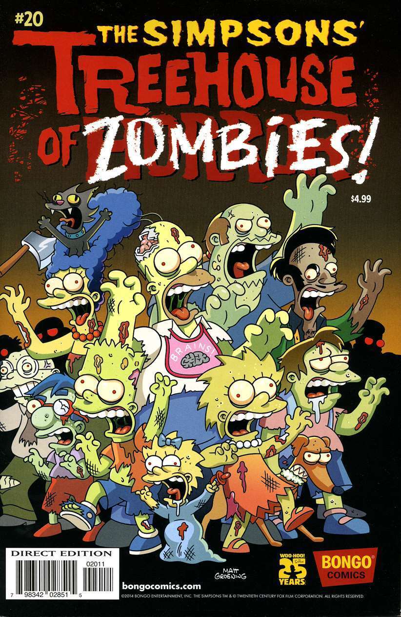 Treehouse of Horror (Bart Simpson\'s ) #20 FN; Bongo | we combine shipping