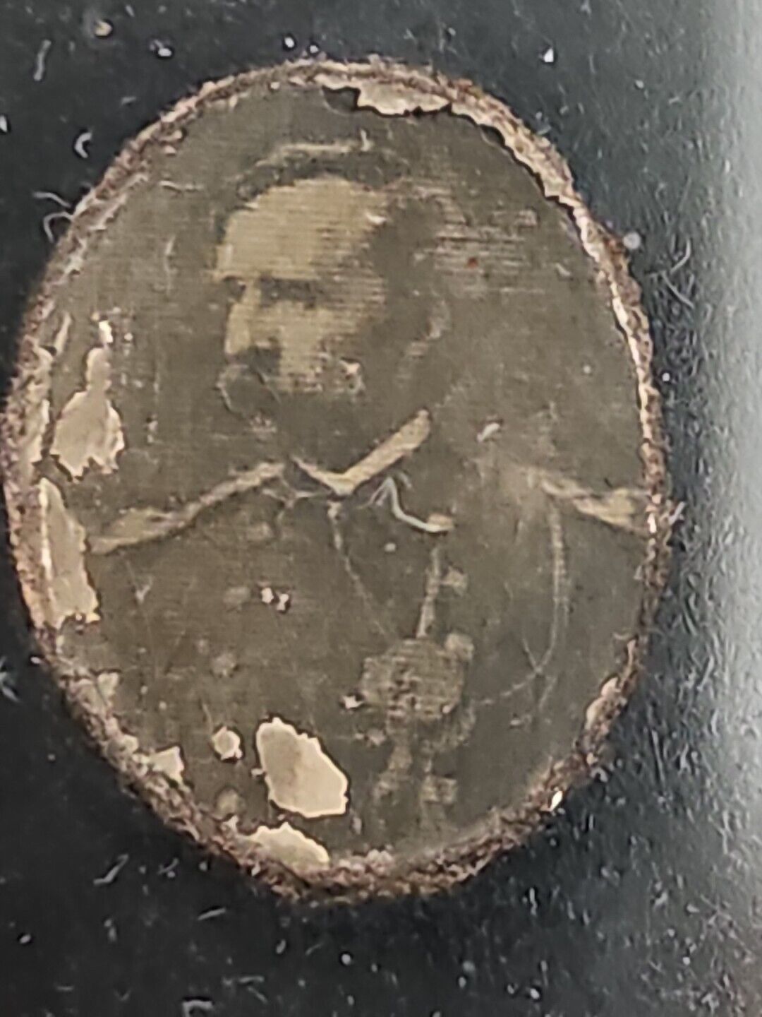 General George A. Custer-GEM TINTYPE/FERROTYPE 9th Plate In Half Case