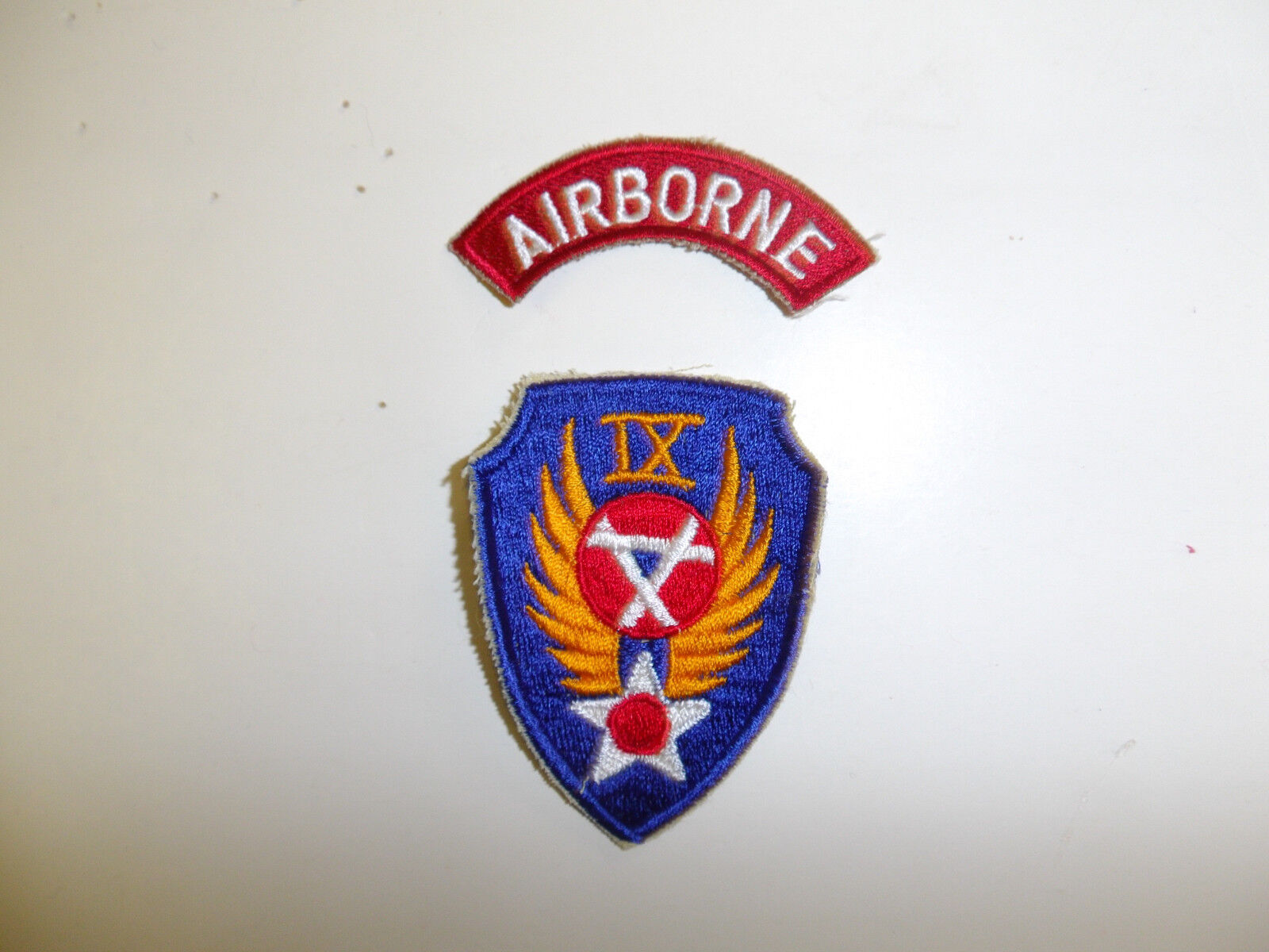 b0381 WW 2 US Army  AAF 9th Engineer Command set PIR Paracute Air Force R3D