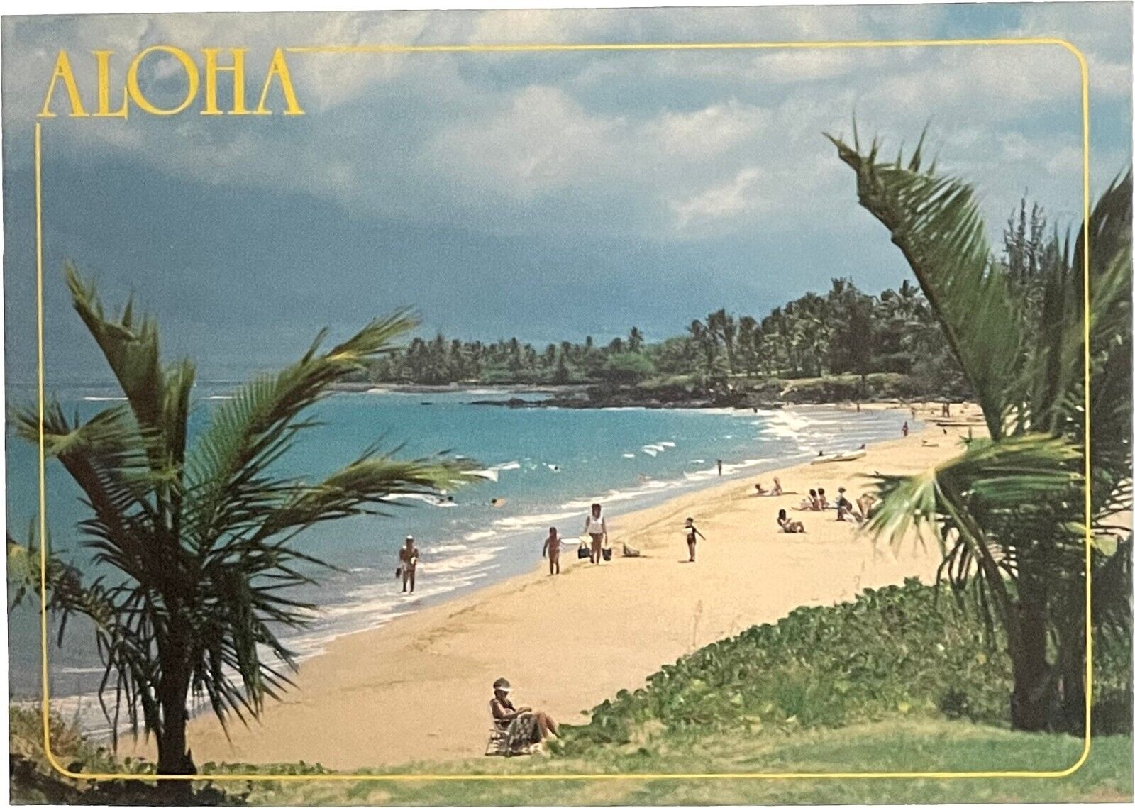 Kamaole Beach, Kihei, Maui, Hawaii, post card