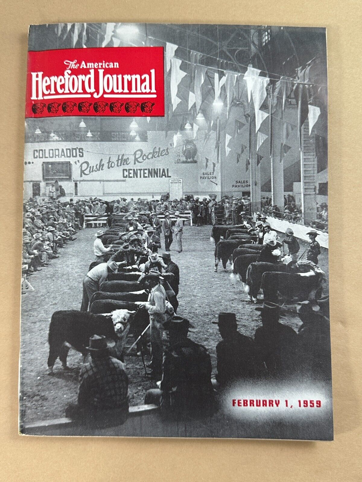 February 1, 1959 American Hereford Journal magazine - ads, photos, articles, etc