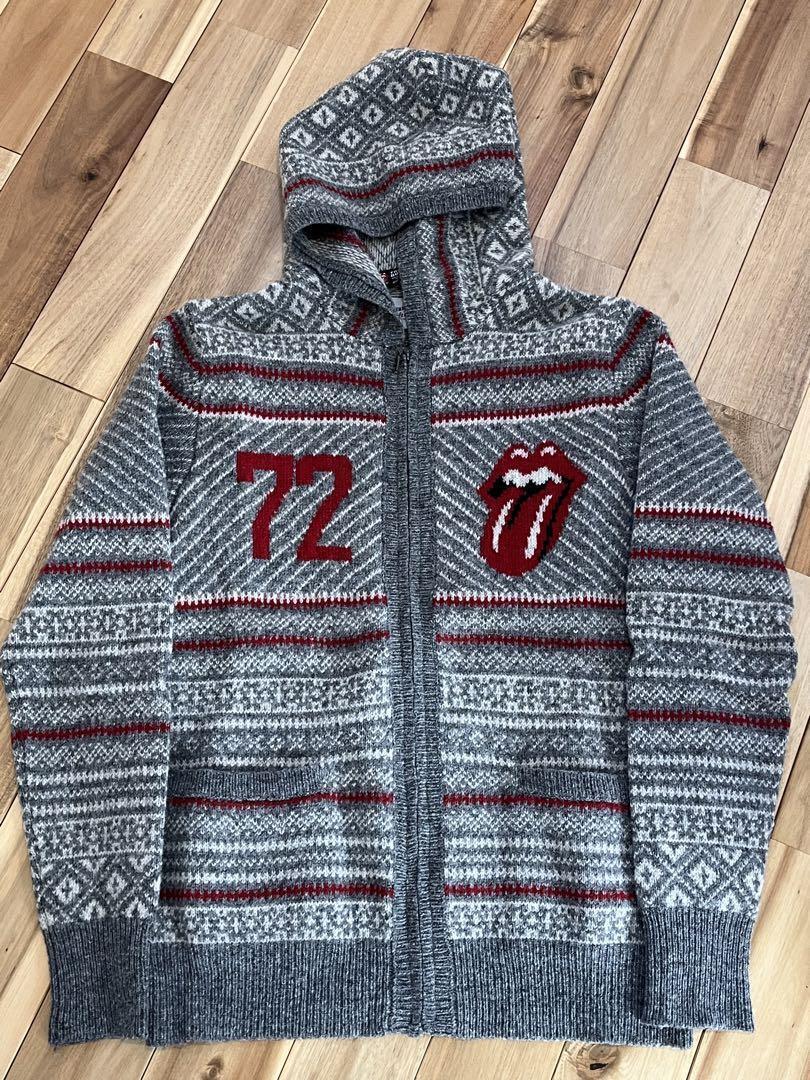 Super Rare HYSTERIC GLAMOUR x ROLLING STONES Gray From import Japan