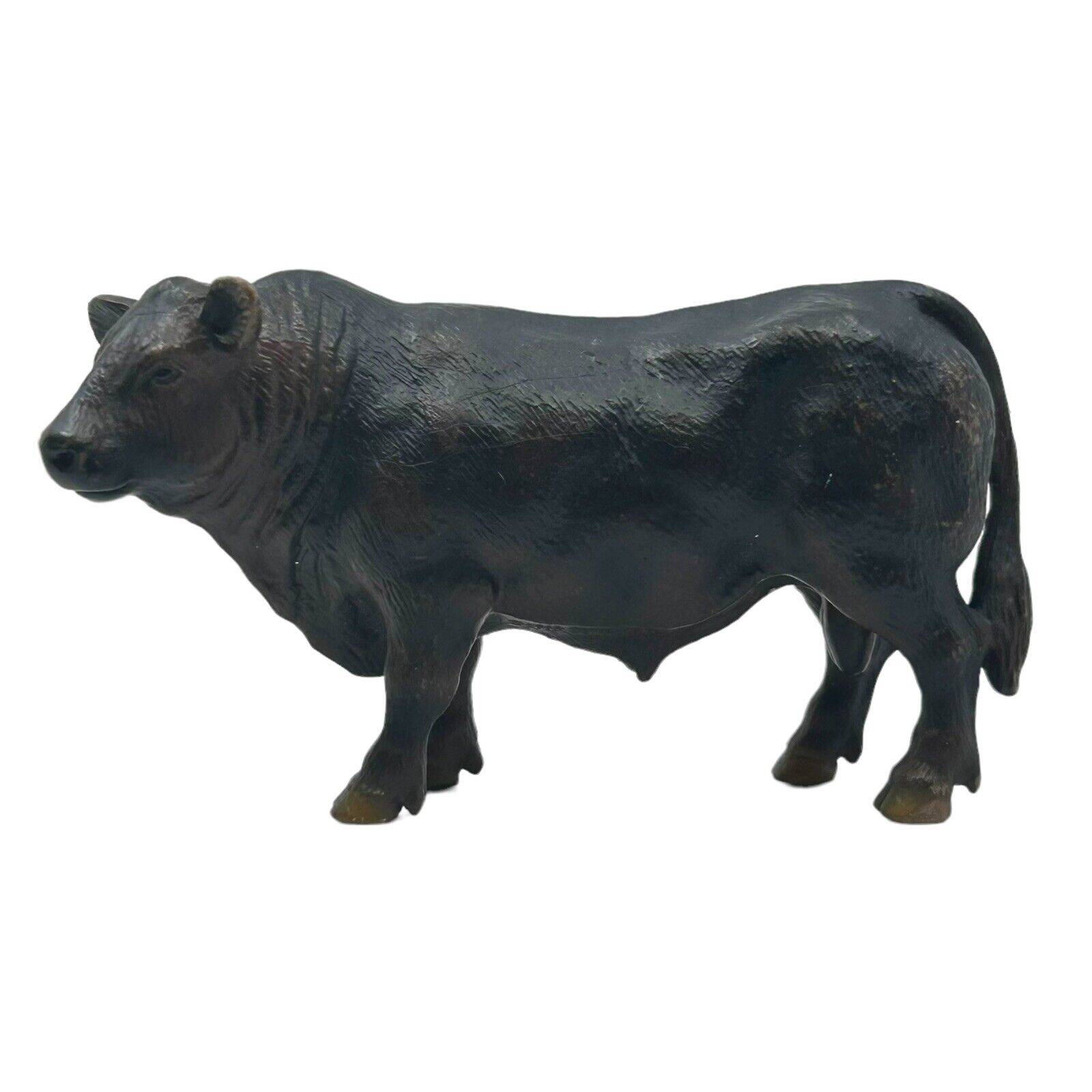 Schleich Black Angus Bull Male Steer Dairy Farm Animal 13766 Retired 2003 Cow