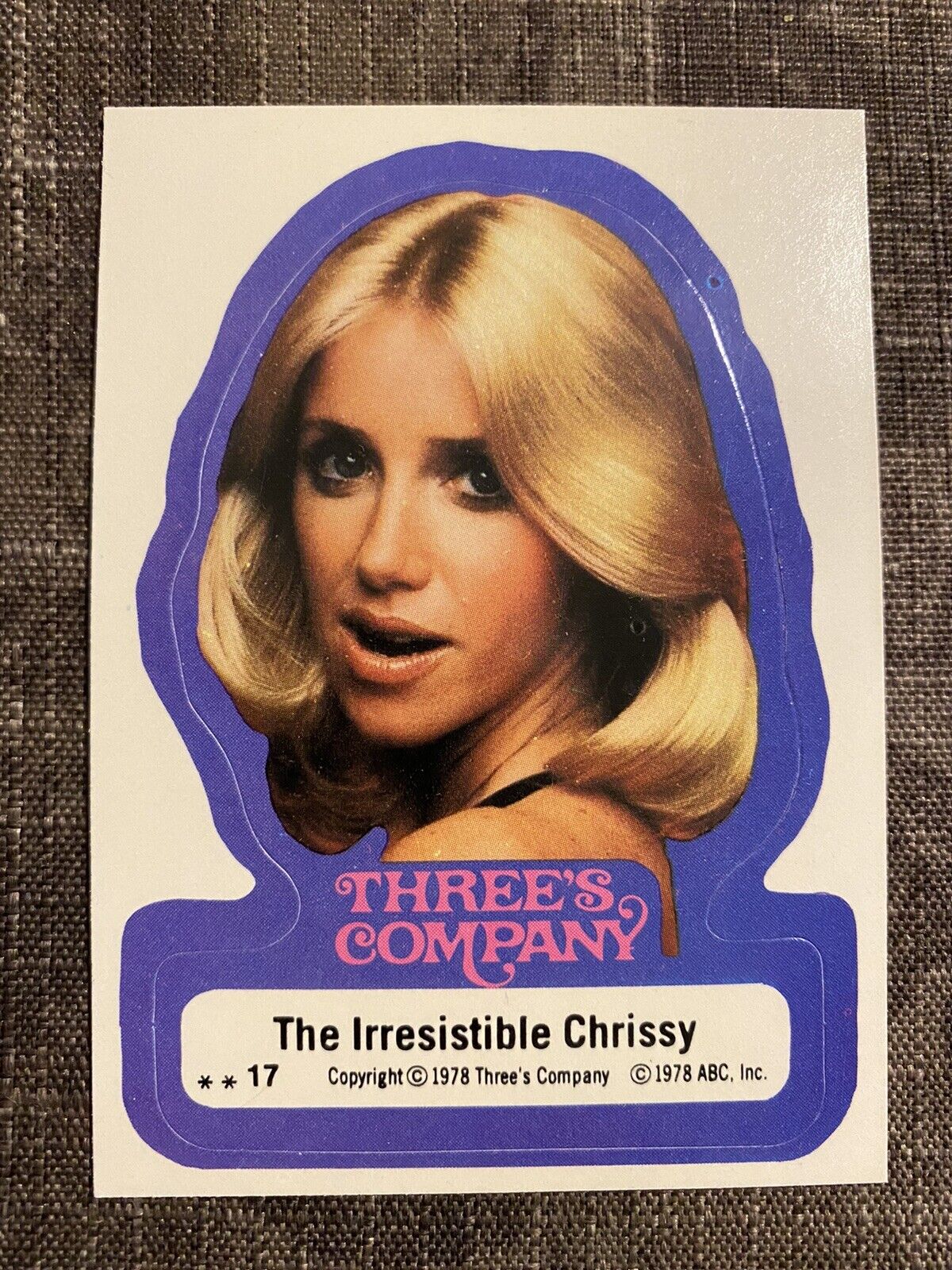 1978 Three's Company #17 The Irresistable Chrissy -Suzanne Somers -BEAUTIFUL
