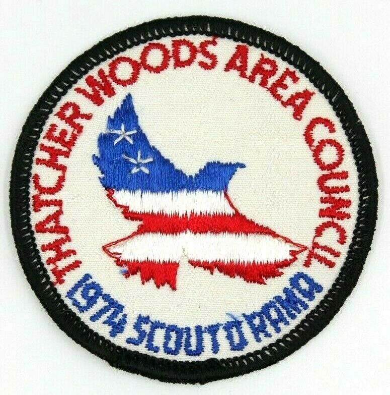 1974 ScoutORama Thatcher Woods Area Council Patch Illinois IL Boy Scouts BSA