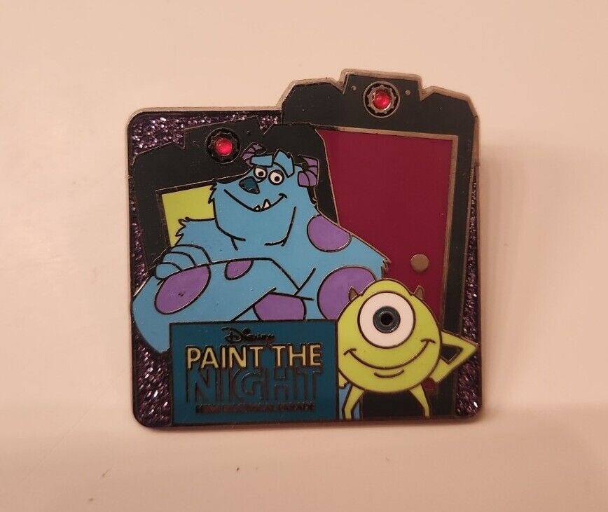 DLR Paint the Night MIKE & SULLEY Reveal/Conceal Mystery Pin 2015 Disney Inc.